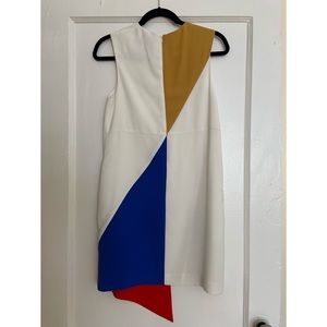 Lisa Perry XS/0 multicolor shift dress WITH POCKETS!